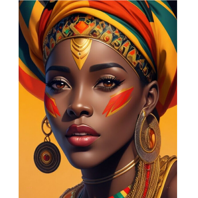 Plantilla de Brown Modern & Minimal Black African Women Instagram Post ...