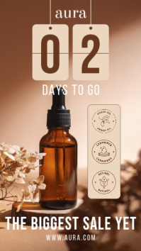 Brown Countdown Sale Instagram-verhaal Template - Page 4
