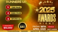 Brown Modern & Minimal Dinner And Awards Night Digital Display (16:9) template