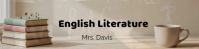 Brown English Literature Class แบนเนอร์ห้องเรียน Google Template