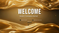 Marrone Event Welcome Slide งานนำเสนอ Presentation Template