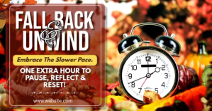 Rouge Daylight Saving Time Immagine condivisa di Facebook Template