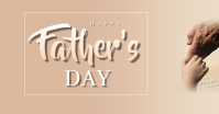 Brown Modern & Minimal Father's Day Facebook Shared Image template