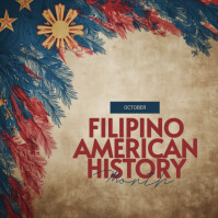 Bruin Filipino American History Month Instagram-Beitrag Template