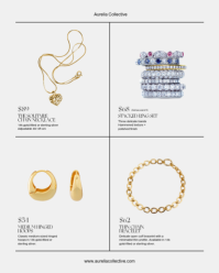 Brown Fine Jewelry Collection Instagram Portrait Template - Page 2