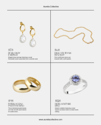 Brown Fine Jewelry Collection Instagram Portrait Template - Page 3