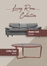 Brown Furniture Catalog A4 Template - Page 3