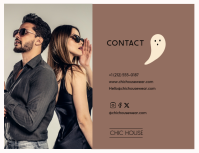 Коричневый Halloween Fashion Collection Løbeseddel Template - Page 5