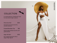 Коричневый Halloween Fashion Collection Løbeseddel Template - Page 2