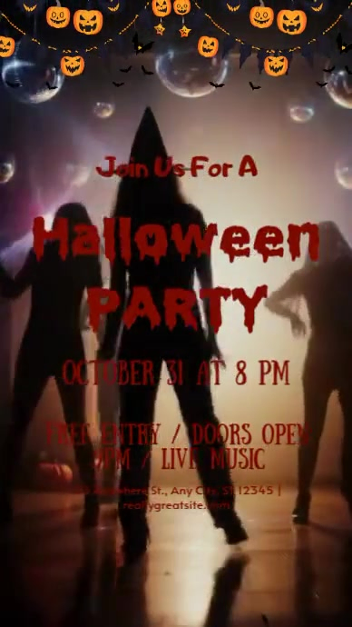 Brown Modern & Minimal Halloween Instagram Story Template | PosterMyWall