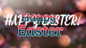 Brown Modern & Minimal Happy Easter Day Celebration Youtube Thumbnail template