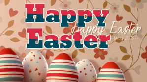 Brown Modern & Minimal Happy Easter Day Celebration Youtube Thumbnail template