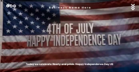 Brown Modern & Minimal Independence Day Celebration Facebook Shared Image Video template