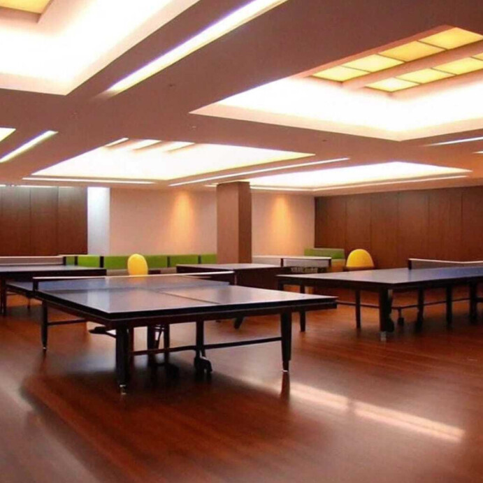Brown Modern & Minimal Indoor Table Tennis Hall Instagram Post Template ...
