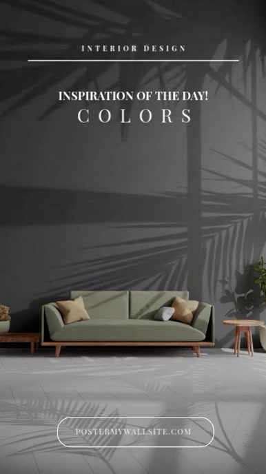 Brown Modern & Minimal Interior Design Reel Instagram template