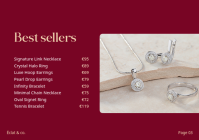 Brown Jewelry Catalog A3 Template - Page 3
