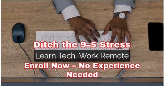 Brown Modern & Minimal Learn Tech Work Remote Facebook Event Cover Facebook-gebeurtenisomslag template
