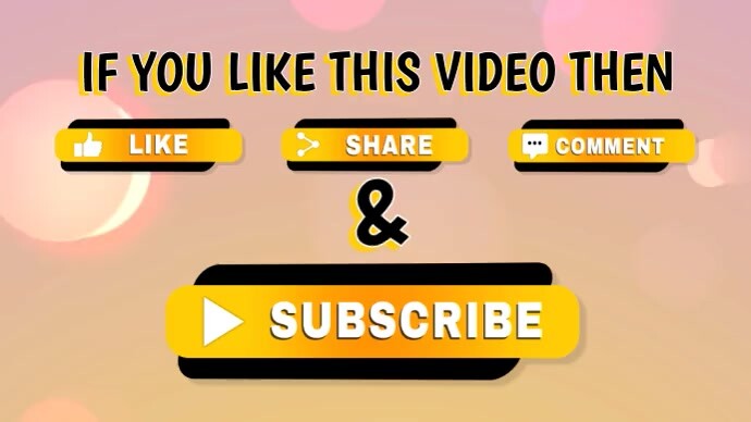 Brown Modern & Minimal Like Share Comment & S YouTube Channel Cover Photo template