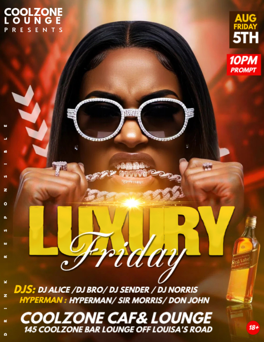 Plantilla de Luxury Nightclub Event Folletos | PosterMyWall