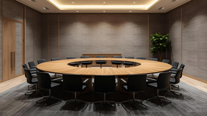 Brown Modern & Minimal Meeting Room Picture Template | PosterMyWall