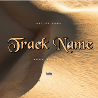 Marrón Music Album Cover Ikhava ye-Albhamu Template