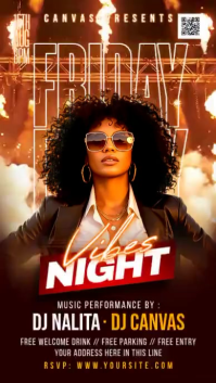 Brown Modern & Minimal Music Event Instagram Story Video template