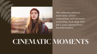 Brown Modern & Minimal Photography Journal Presentation Pagtatanghal (16:9) template - Page 3