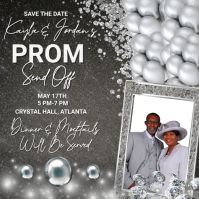 Brown Modern & Minimal Prom Send Off Instagram Post template