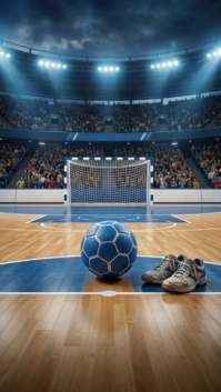 Brown Modern & Minimal Soccer Promotion Instagram Reel Video template