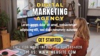 Brown Modern & Minimal Social Media & Digital Marketing  Youtube Thumbnail template