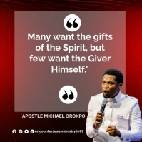 Marrón Spiritual Inspiration Post Instagram Template