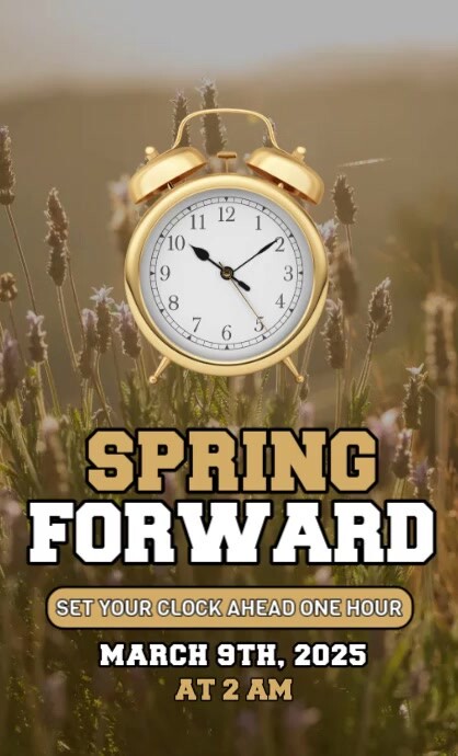 Copy of Brown Modern & Minimal Spring Forward Legal As | PosterMyWall