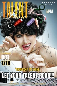 Brown Modern & Minimal This Image Is A Dynamic And Slightly Chaotic Poster Or Flyer Design Promoting Grafica Pinterest template