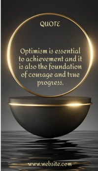 Brown Modern & Minimal Motivational Quotes B Business Card template