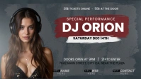 Brown Modern & Minimal Night Party By Dj Orion Digital Display (16:9) template