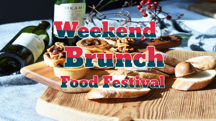 Brown Modern & Minimal Saturday Brunch Gatherings Youtube Thumbnail template