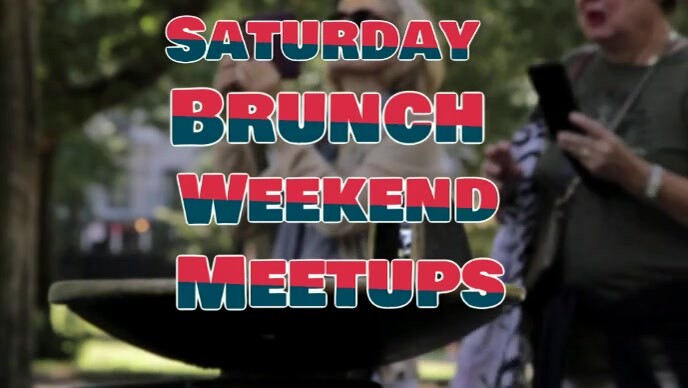 Brown Modern & Minimal Saturday Brunch Gatherings Youtube Thumbnail template