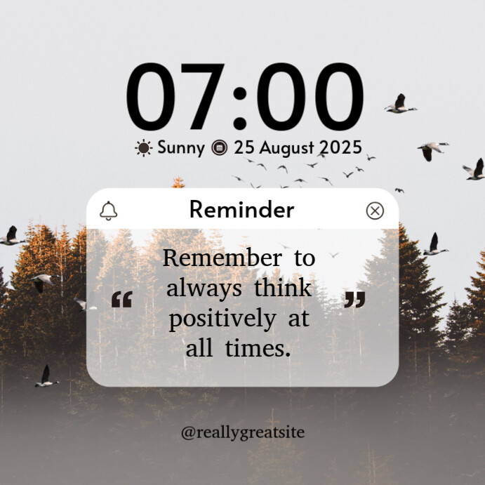 Facebook Post Reminder Example Brown Modern Reminder Facebook Post Template | PosterMyWall