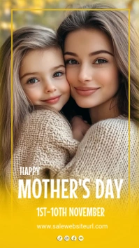 Brown Mother's Day Instagram Story template