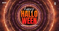สีน้ำตาล Halloween Celebration ภาพที่แชร์บน Facebook Template