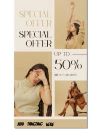 Brown Pastel Aution Flyer (us Letter) template
