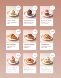 Brązowy Dessert Catalog Volante Template - Page 2