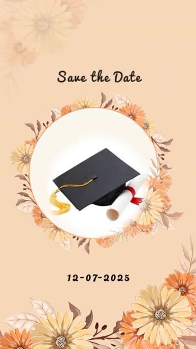 Copy of Brown Pastel Joyful Graduation Instagram Reel | PosterMyWall