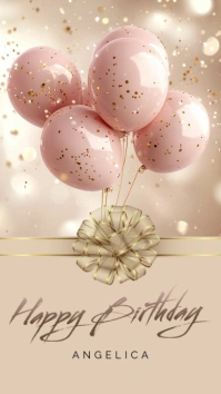 Brown Pastel Pink Pastel Instagram Story template