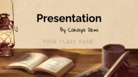 Brown Pastel Presentation Google Classroom Ads Youtube Channel Cover Photo template
