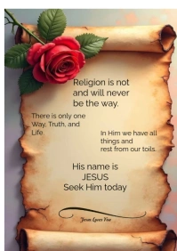 Brown Pastel The Amazing Love Of Jesus  A4 template