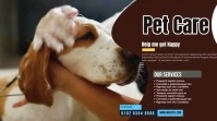 Brown  Pet Care Twitter Post Twitter-opslag template