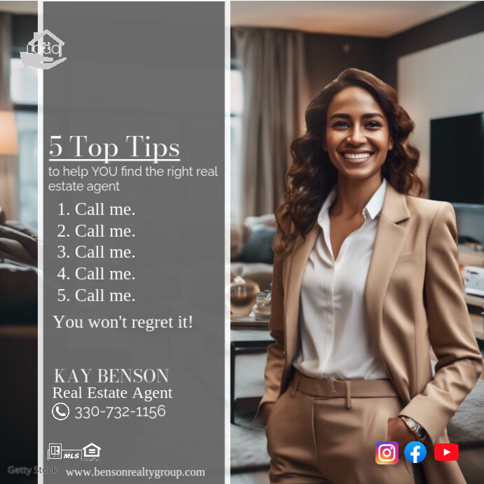 Brown professional 5 top tips instagram post Template | PosterMyWall