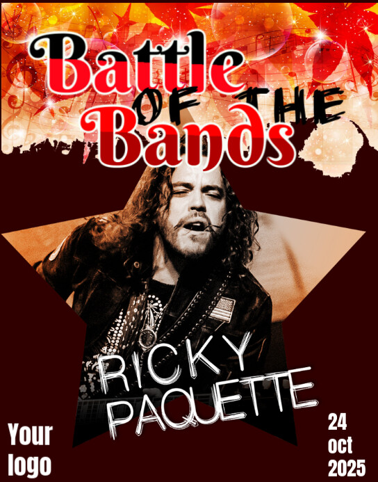 Brown Professional Battle Of The  Poster/wallboard Cartaz/placa template