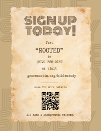 Brown Bible Study Event Folder Template - Page 5